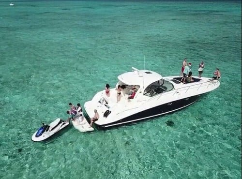 Sea Ray 42 with Jet Ski